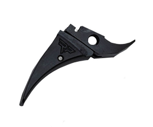 Le déclencheur Marlin réduit le poids de traction à environ 3,5 lbs, élimine le flop et offre une surface plus large et plate pour un confort optimal.